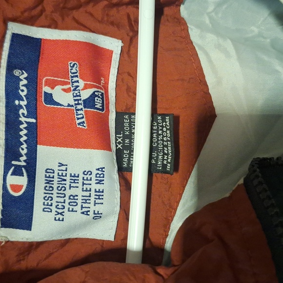 Vintage 90's Champion Seattle Sonics Windbreaker Jacket Size XXL  NBA - Picture 2 of 4